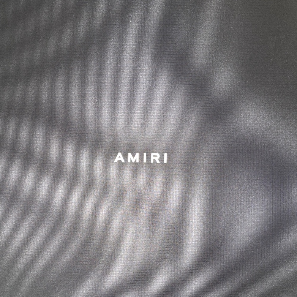 AMIRI Gray Minimalist Design